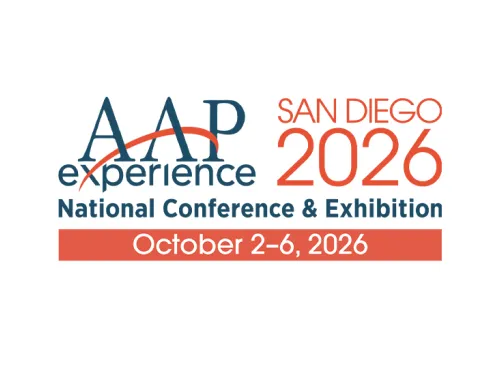 AAP Experience, san Diego 2026, national conference and exhibition, october 2-6, 2026