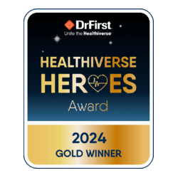 icon for healthiverse heroes 2024 gold award