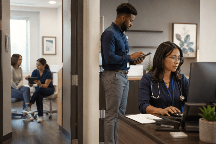 Doctors shifting from individual tasks to connected workflows