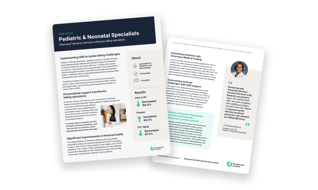 image of 2 pages of a case study on a plain background